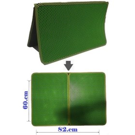 Resim Tineke Büyük Boy Elekli Kedi Tuvalet Önü Paspası 82 x 60 CM 