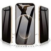 Resim iPhone 12 Uyumlu Hayalet Ekran Koruyucu 6D Kırılmaz Cam - Ultra Darbe Koruma - Ekranı Tam Kaplar 