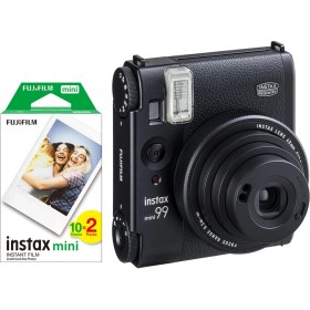 Resim Fujifilm Instax Mini 99 Siyah Fotoğraf Makinesi ve 20'li Film 