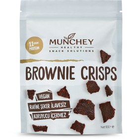 Resim MUNCHEY Büyük Boy Brownie Crisps 100g 