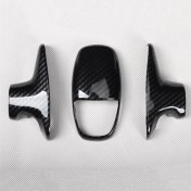 Resim Oasis Oasis Siyah Karbon Fiber Abs Araba Vites Topuzu Kapağı (Yurt Dışından) 