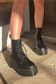 Resim Ef Butik Siyah Postal Bot Ayakkabı 