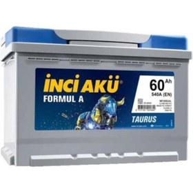 Resim İnci Akü 12v 60 Ah (ÜRETİM YILI: 2022) 