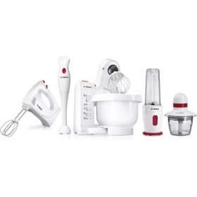 Resim Pratik ve Şık Beyaz Mutfak Robotu, Kolay Kullanım ve Temizlik Imkanıyla. 