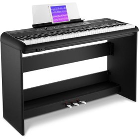 Resim Donner SE-1 Dijital Piyano Set (Siyah) 