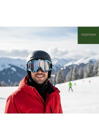 Resim Esrada Kayak Gözlüğü Antifog Ventilli Uv Korumalı Güneş Kar Gözlük Aynalı Gümüş Snowboard Glasses Sporu Çok Renkli 