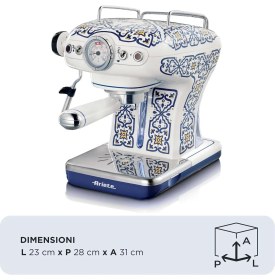 Resim Ariete Capri Espresso Kahve Makinesi 1389/1C - Maxi Cappuccino Cihazı, Süt Köpürtme Başlığı, 850 Wat 