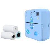 Resim Cep Fotoğraf Kablosuz Termal Etiket Yazıcı Mavi Mavi 