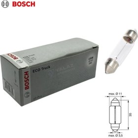 Resim Gözpar Oto Bosch 24V Sofit Ampul 5W 38 mm 10 Adet 