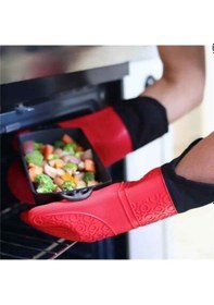 Resim EPİNOX SİLİKON FIRIN ELDİVENİ KIRMIZI (SLK-ELDK) 