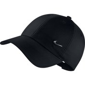 Resim Nike Metal Swoosh Unisex Siyah Şapka 943092-010 