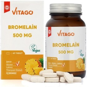 Resim Vitago Bromelain 500 MG 60 Tablet 