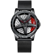 Resim Sones Yazole 513 Çelik Bantlı Takvimli Su Geçirmez Kuvars Saat Mavi Kadran 