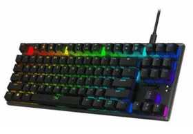 Resim HyperX Alloy Origins Core HX-KB7RDX-US Red Switch RGB Mekanik Gaming İngilizce Q Klavye 