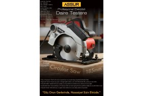 Resim Assur 1400W Elektrikli 185 mm Daire Testere Makinesi 