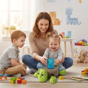 Resim Komik Kaplumbağa Bardak Altlığı - İfade Dolu Sevimli Yeşil Kaplumbağa, Ev, Ofis veya Parti Dekorasyonu için Dayanıklı Plastik Masaüstü Süsü - Kaplumbağa Severler İçin Mükemmel Hediye, Kaplumbağa Dekoru, Ofis Dekorasyonu, Eğlenceli Tasarım, Ev Dekorasyonu, Mizahi Hediye 