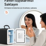 Resim AstroAI Mini Buzdolabı 4L– Isıtma & Soğutma Özellikli (12V/220V, Ev & Araç Kullanımı) 