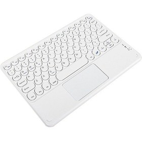 Resim Bt3.0 Kablosuz Klavye 78 Tuş Şarj Edilebilir Klavye İnce Tasarım Çok İşlevli Kısayol Tuşları Android İos Windows Beyaz Desteği 