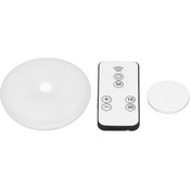Resim Soulader Uzaktan Kumandalı Led Gece Lambası 3w 18 Led Yuvarlak Duvar Aydınlatması Başucu Mutfak Koridor Beyaz 