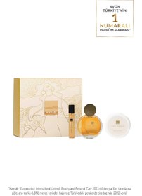 Resim Avon Far Away Kadın Parfüm ve Vücut Losyonu Hediye Seti 