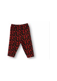 Resim 3-6 6-9 9-12 12-18 Ay Kalp Baskılı Uzun Kollu Sweatli 2li Kız Bebek Takımı Ekru Ekru 