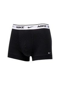Resim Nike Dri Fit Essential Micro 3 Pack Micro 3 Lü Paket Kısa Boxer Siyah Beyaz Bantlı Siyah 