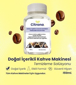 Resim Citrona Doğal Içerikli Kahve Makinesi Temizleme Solüsyonu 150 ml 