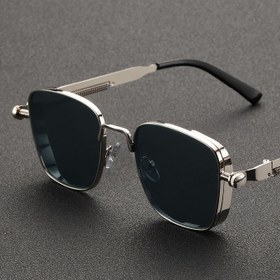 Resim 1 adet Erkek Retro Tam Çerçeveli Moda Gözlük - Çinko Alaşımlı Çerçeve, Anti-Yansıtıcı PC Lensler, Geniş Lens Tasarımı & Rahat Giyim için, Çok Yönlü Moda Aksesuarı, Gözlük, Trendy Gözlük, Dayanıklı Gözlük 