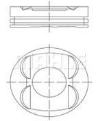 Resim Mahle 0011400 Piston Segman Std. (M112. M113. 89.90MM) W202 97-00 W203 02-07 1120300617 (WP128981) 