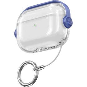 Resim Bezos Airpods Pro 3 (3.nesil) Tema Kılıf - Mavi 