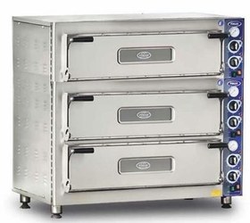 Resim Elektrikli Pizza Fırını 6 + 6 +6 Adet 92 x 62 (cm) İç Ebat 