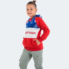 Resim Slazenger DRAGICA IN Unisex Çocuk Sweatshirt Kırmızı 
