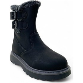 Resim Cool Buckle Kız Çocuk Bot Siyah 
