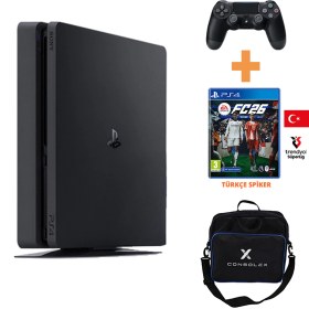 Resim Sony PlayStation 4 Slim 500GB + FC 26 Disk Oyun + 1 Adet V2 Kol – PS4 (Yenilenmiş) 
