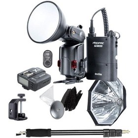 Resim Godox Witstro 180 W Nikon Uyumlu Mini Paraflaş Full Set 