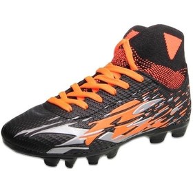 Resim Mp Çocuk Siyah Turuncu Krampon Futbol Ayakkabısı 241-1701ft Siyah 