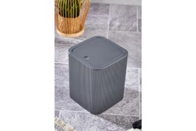 Resim Line Çizgili Kare Kapaklı Klik Çöp Kovası Banyo Mutfak 