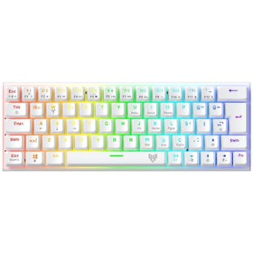 Resim Blueforce Runner Rgb Mekanik Gaming Oyuncu Klavyesi Blue Switch Q Beyaz 
