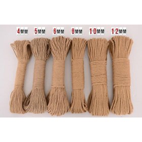 Resim Doğalsan Tarım Jüt Halat 8 Mm 10 Metre Hasır Ip Dekor Ipi Ip Halat Jüt Kendir Jüt Çuval Ipi Urgan Jüt Kendir 