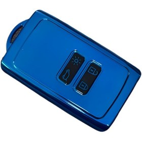 Resim Autohan Keys Lüx Renault Anahtar Kılıfı, Clio E-tech, Austral, Megane 4, Talisman, Clio 5 İle Uyumlu, Mavi 