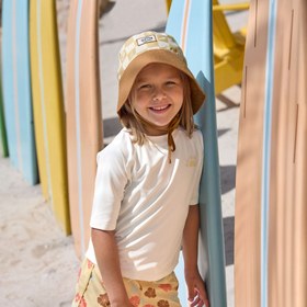 Resim Lassig Sunshine UV Korumalı Kısa Kollu Mayo Tişört Sea Salt - Beyaz / 07-12 Ay 