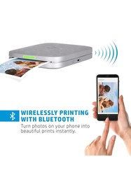 Resim HP Sprocket Fotoğraf Yazıcısı Anında 3x4-fotoğrafları Ios Ve Android 