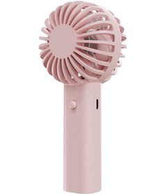Resim Mini El Tipi Taşınabilir Vantilatör Pil İle Çalışan Usb Şarj Edilebilir Pembe, 