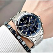 Resim Ferruccı Fcf 0525 13605m.01 64073 Erkek Fonksiyon Metal Kol Saati Metalik Gri 