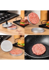 Resim Porsima Yk1579 Alüminyum Hamburger Ve Köfte Presi Şekillendirici 