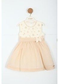 Resim Xo Kids Kız Çocuk Elbise 6-36 Ay 3538 Bej 