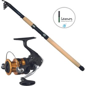 Resim Özbience Uzunluk: 75 Karakter Füme ve Fighter 100 Tele 270 cm 50-100G Karbon Olta Seti 