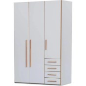 Resim Bubu Home Retro 3 Kapaklı Dolap 