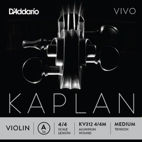 Resim Daddario KV312 Keman Tek Tel | Kaplan Vivo (RE-D), 4/4 