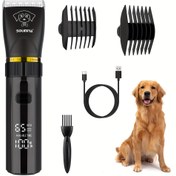 Resim Yeni Pet Bakımı Klipsi Kedi Saç Kesici Köpek Stil Elektrikli Klips 